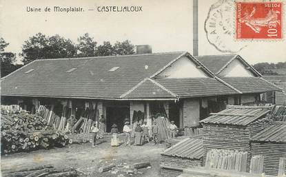  CPA FRANCE 81 "Casteljaloux, Usine de Monplaisir"