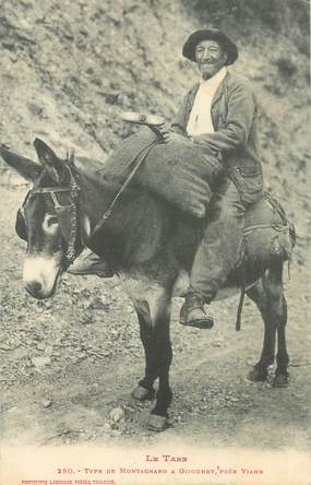  CPA FRANCE 81 "Type de montagnard à Gijounet, près de Viane"