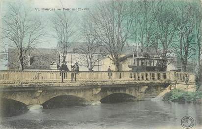 / CPA FRANCE 18 "Bourges, pont sur l'Yèvre "