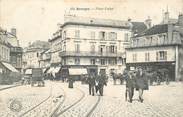 18 Cher / CPA FRANCE 18 " Bourges, place Cujas"