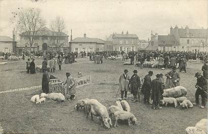 CPA FRANCE 03 "Moulins, le plan des bouchers"