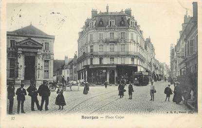 / CPA FRANCE 18 "Bourges, place  Cujas"