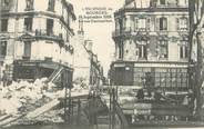 18 Cher / CPA FRANCE 18 "L'incendie de Bourges, la rue Coursalon "