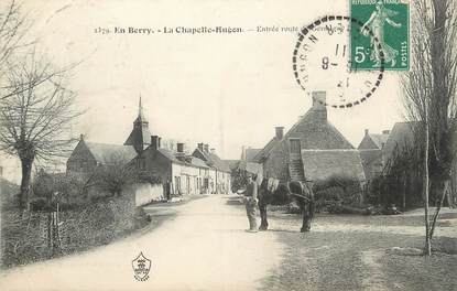 / CPA FRANCE 18 "La Chapelle Hogon, entrée route de Germigny"