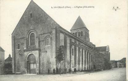 / CPA FRANCE 18 "La Celle, l'église "