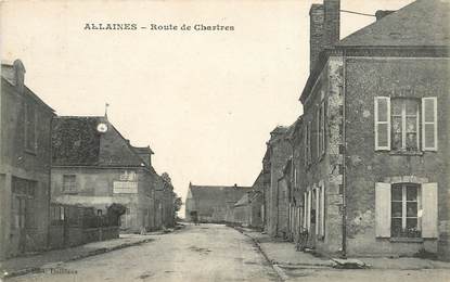  CPA FRANCE 28 "Allaines, route de Chartres"