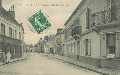  CPA FRANCE 28 "Anet, perspective de la rue de la Halle"