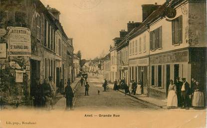  CPA FRANCE 28 "Anet, grande rue"