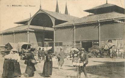 CPA FRANCE 03 "Moulins, les Halles"