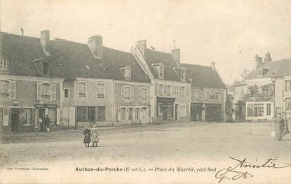  CPA FRANCE 28 "Authon du Perche, Place du Marché "