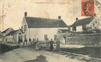  CPA FRANCE 28 "Baudreville, la gendarmerie"