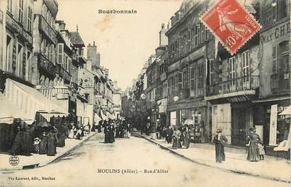 CPA FRANCE 03 "Moulins, Rue d'Allier" / Bourbonnais