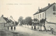 18 Cher / CPA FRANCE 18 "Civray, l'école et route de Saint Florent"