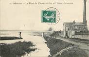 03 Allier CPA FRANCE 03 "Moulins, le pont du chemin de fer et l'Usine élévatoire"