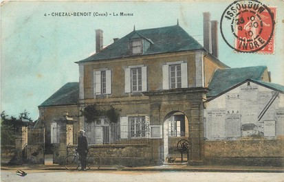 / CPA FRANCE 18 "Chezal Benoit, la mairie"