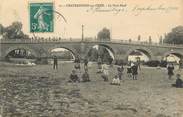 18 Cher / CPA FRANCE 18 "Châteauneuf sur Cher, le pont neuf"