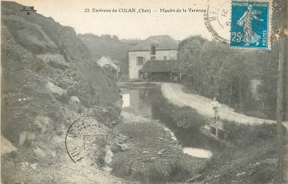 / CPA FRANCE 18 "Environs de Culan, moulin de la Varenne"