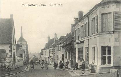 / CPA FRANCE 18 "Jars, la grande rue"