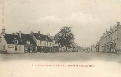 / CPA FRANCE 18 "Jouet sur l'Aubois, place et grande rue"