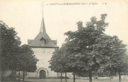 / CPA FRANCE 18 "Neuvy sur Barangeon, l'église"