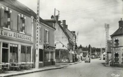 / CPSM FRANCE 18 "Neuvy sur Barangeon, grande rue"