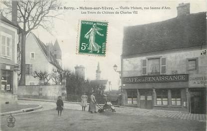 / CPA FRANCE 18 "Mehun sur Yèvre,, vieille maison, rue Jeanne d'Arc"