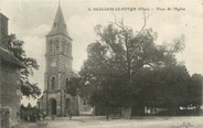 18 Cher / CPA FRANCE 18 "Saulzais le potier, place de l'église "