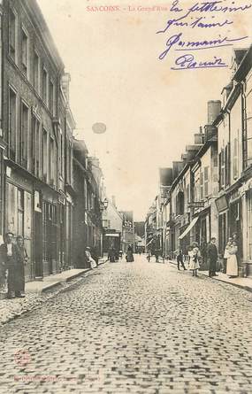 / CPA FRANCE 18 "Sancoins, la grand' rue "