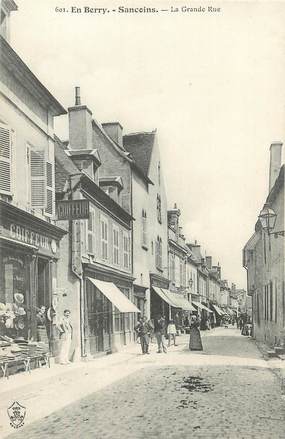 / CPA FRANCE 18 "Sancoins, la  grande rue"