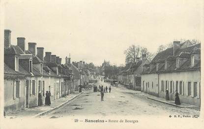 / CPA FRANCE 18 "Sancoins, route de Bourges"