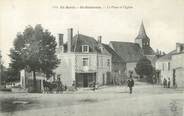 18 Cher / CPA FRANCE 18 "Saint Saturnin, la place et l'église"