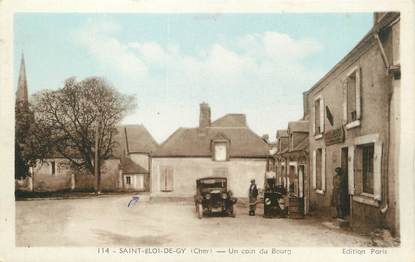 / CPA FRANCE 18 "Saint Eloy de Gy, un coin du Bourg"