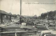 18 Cher / CPSM FRANCE 18 "Le port du Canal de Saint Satur" / PENICHE