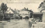 18 Cher / CPA FRANCE 18 "Saint Amand Montrond, pont Pasquet sur la Marmande"