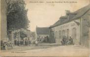 18 Cher / CPA FRANCE 18 "Villabon, route de Perrières, sortie de l'école"