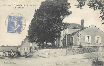 / CPA FRANCE 18 "Vailly sur Sauldre, la mairie"