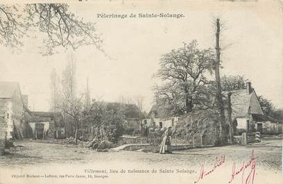 / CPA FRANCE 18 "Villemont, Pélérinage de Sainte Solange"