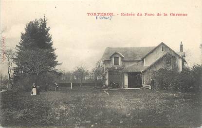 / CPA FRANCE 18 "Torteron, entrée du parc de la Garenne"