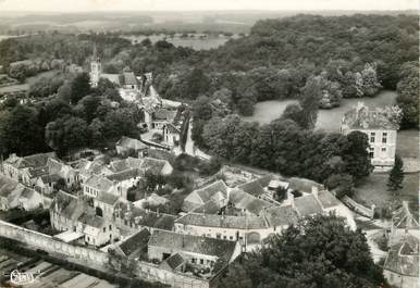 CPSM FRANCE 89 "Vallery, vue aérienne, côté chateau"