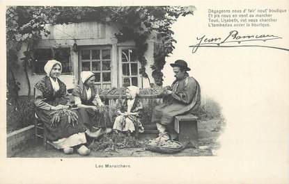 / CPA FRANCE 18 "Jean Rameau, les maraichers / FOKLORE