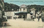 19 Correze / CPA FRANCE 19 "Bort les Orgues, place de la mairie"