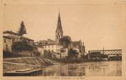 33 Gironde / CPA FRANCE 33 "Langon, le quai"