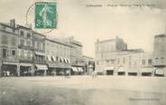 33 Gironde / CPA FRANCE 33 "Libourne, place de l'hôtel de ville et le marché"