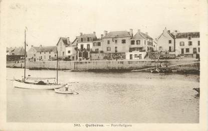 / CPA FRANCE 56 "Quiberon, Port Haliguen"