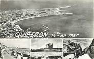 56 Morbihan / CPSM FRANCE 56 " Quiberon, vue aérienne, la plage"