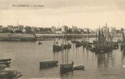 / CPA FRANCE 56 " Quiberon, Port  Maria"