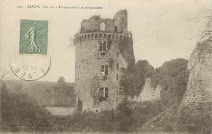 / CPA FRANCE 56 "Elvan, le vieux donjon avant sa restauration"