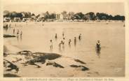 56 Morbihan / CPA FRANCE 56 "Larmor Plage, plage de Toulhars à l'heure du bain"