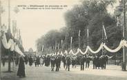 44 Loire Atlantique / CPA FRANCE 44 "Nantes, rétablissement des processions en 1921, décorations sur le cours Saint Pierre"