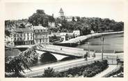 53 Mayenne / CPSM FRANCE 53 "Château Gontier, le pont de Mayenne et l'église Saint Jean"